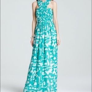 Shoshanna Halter Neck Maxi Dress